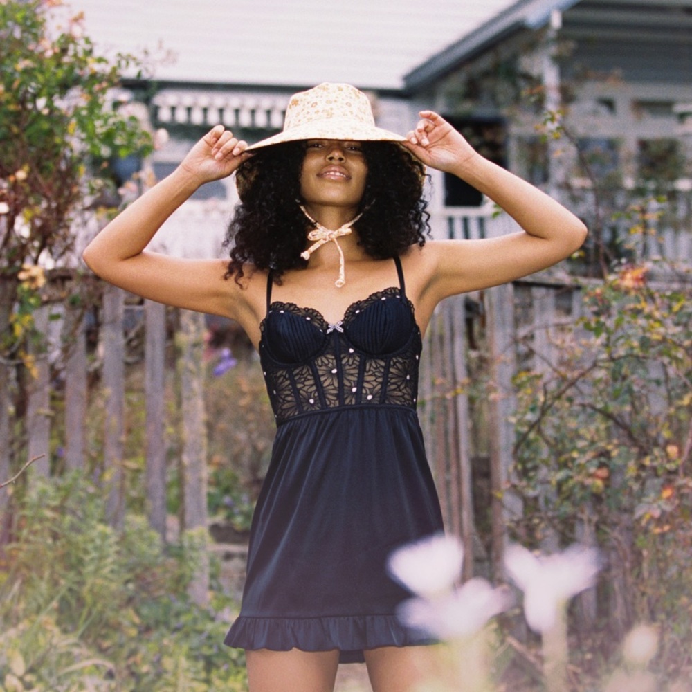 For Love and Lemons Lilou Slip Dress